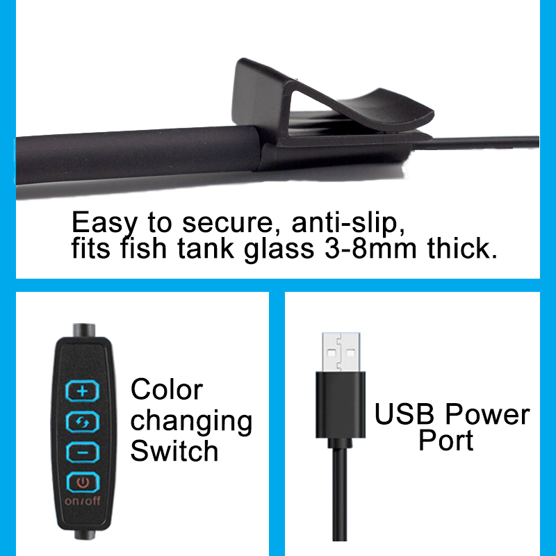 USB Aquarium LED Lamp Fish Tan - Aquarium Marine Light review and price