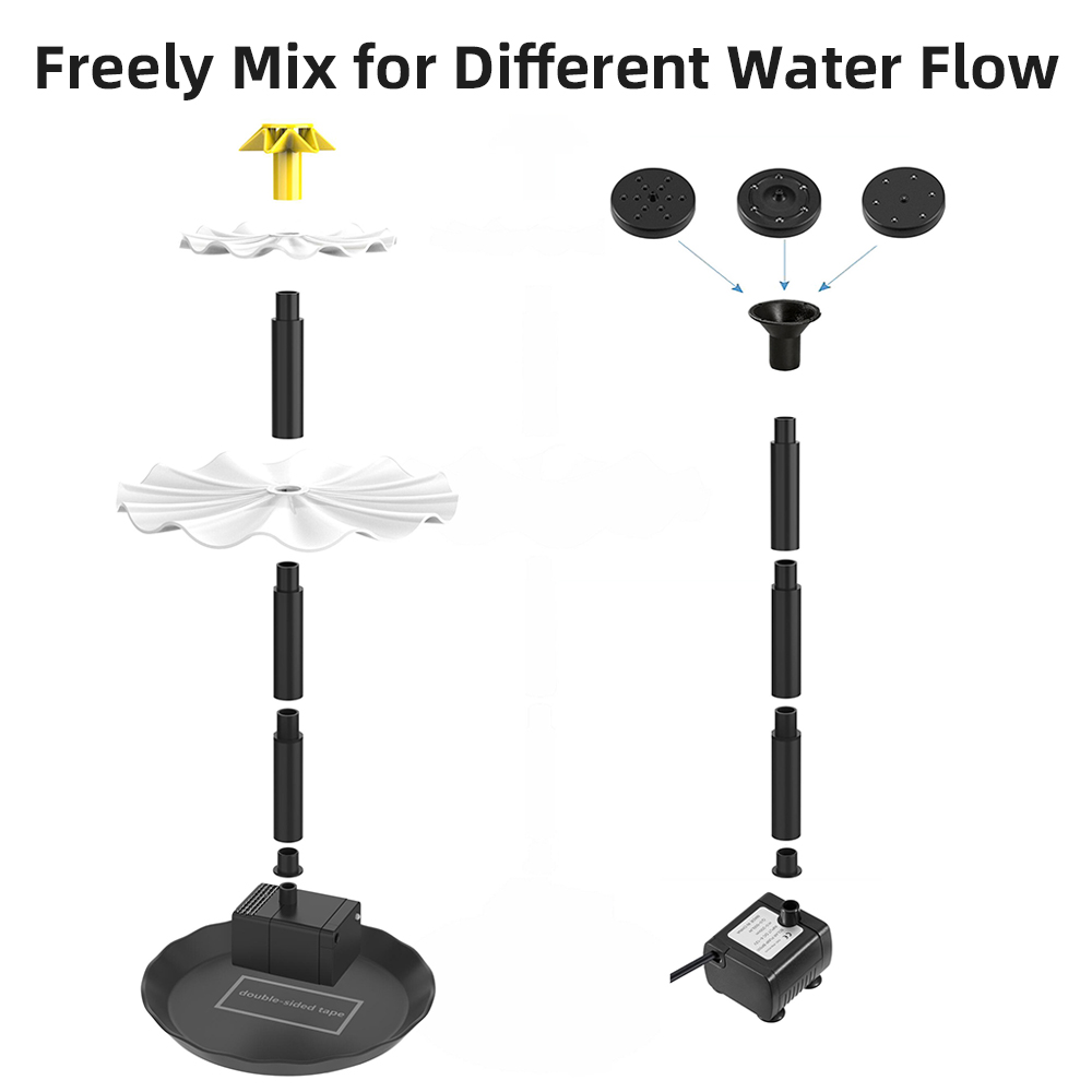 Solar Fountain Pump for Bird B - Aquarium Marine Light review and price