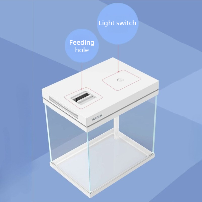 Glass Fish Tank Desktop Cyclic - Marine Aquarium With Sump review and price