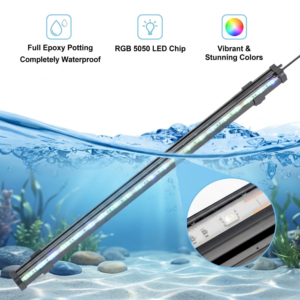 USB LED Aquarium Air Bubble Li - Aquarium Marine Light review and price