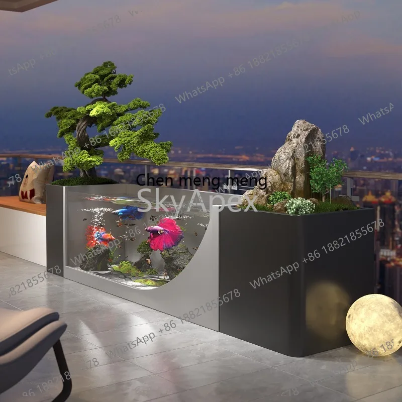 M02 Finished Stainless Steel B - Marine Aquarium With Sump review and price
